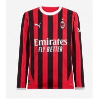 Muški Nogometni Dres AC Milan Domaci 2024-25 Dugi Rukav